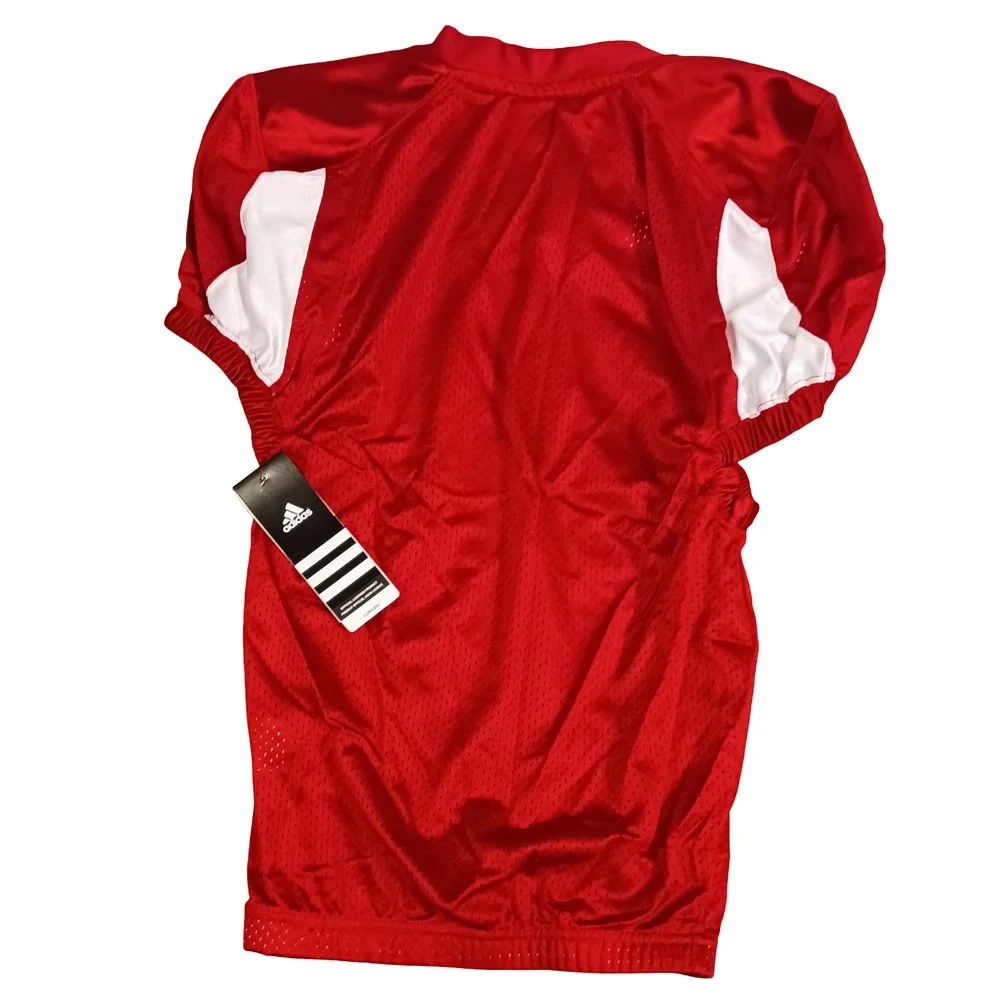 Adidas Climacool Checkdown Football Jersey XXS Men Power Red White Pull On New